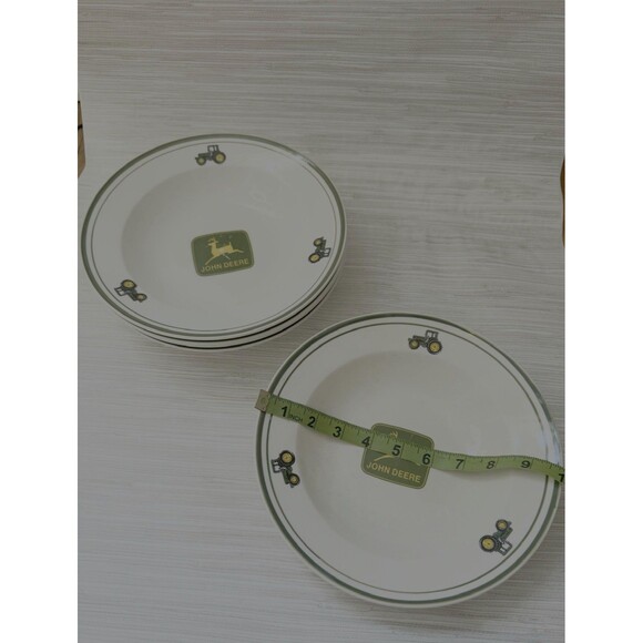 JOHN DEERE ✨ Gibson Plate Set ceramic good condition - Picture 2 of 10